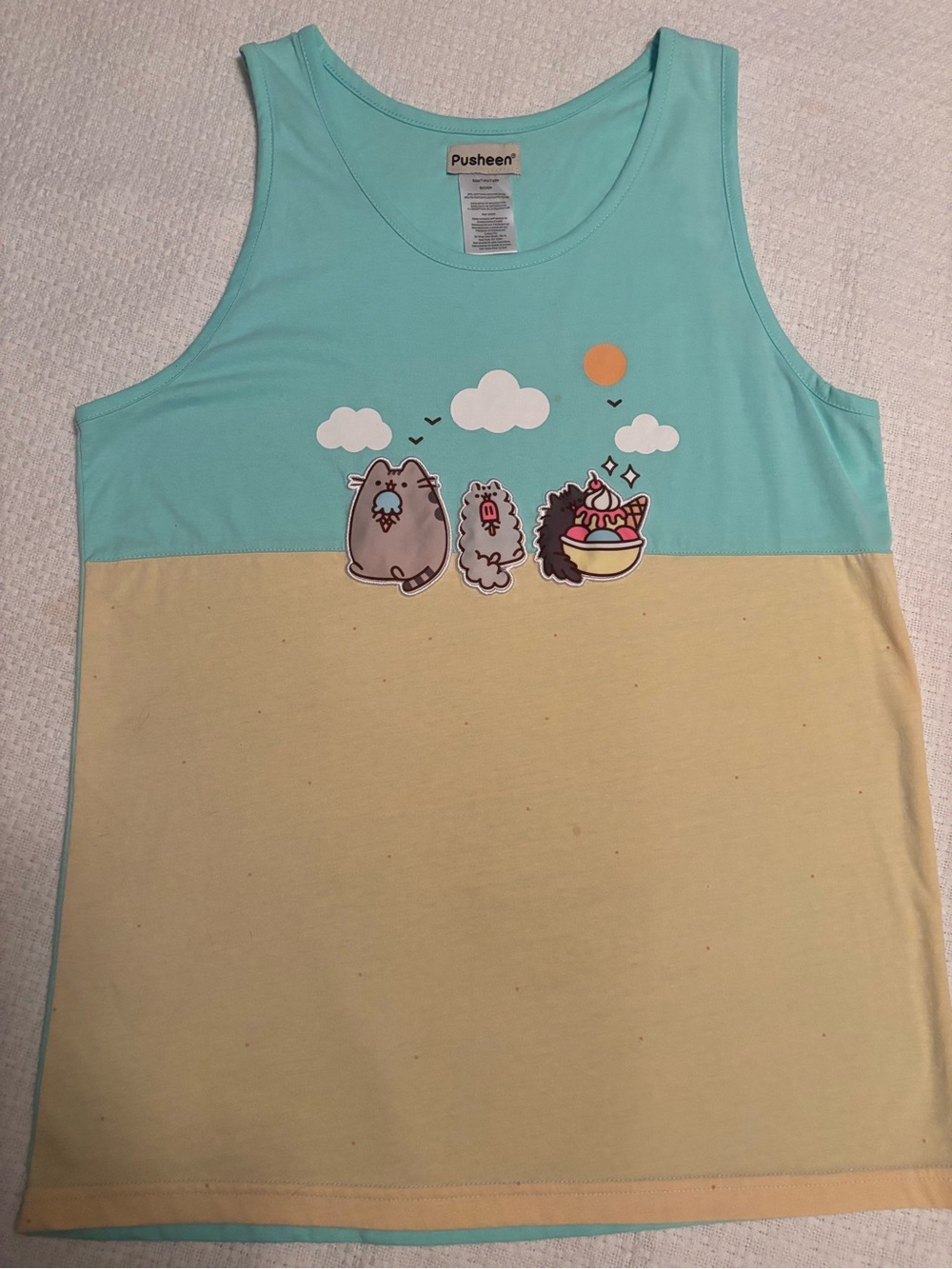 Pusheen teal and sand Graphic Tee